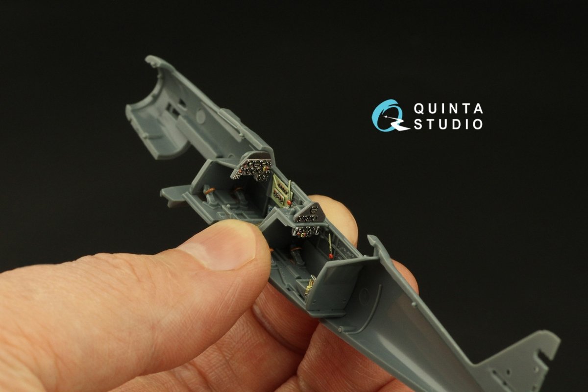 Intérieur imprimé en 3D et coloré sur papier décalcomanie (Eduard) Quinta Studio QD72064 Avia CS-199, échelle 1/72 – immagine 6