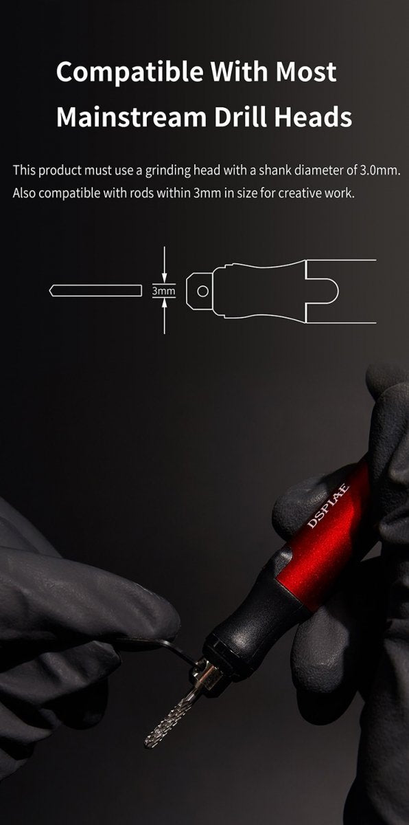 Stylo à tailler électrique portable DSPIAE ES-P / Kit de gravure électrique  – Bild 5