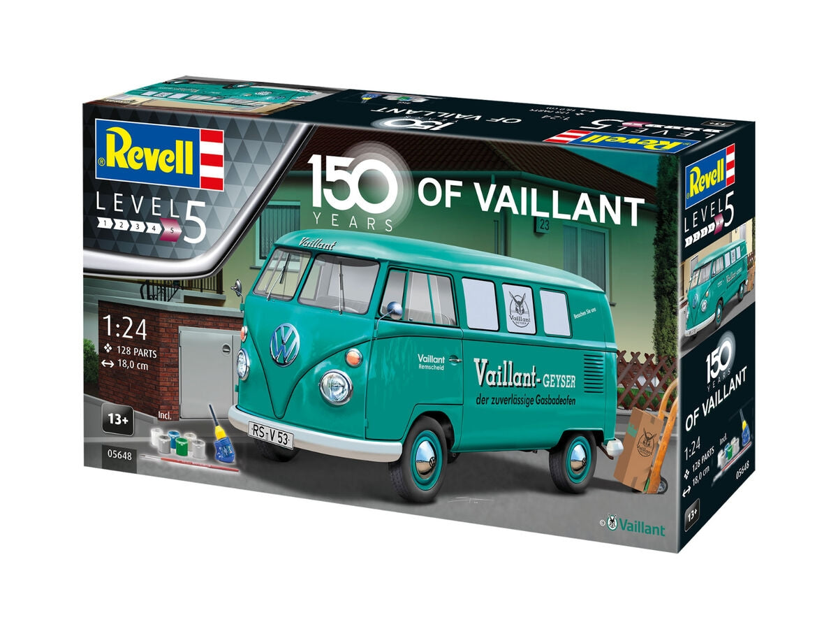 Revell 05648 150 ans de Vaillant - Coffret Combi VW T1 1/24