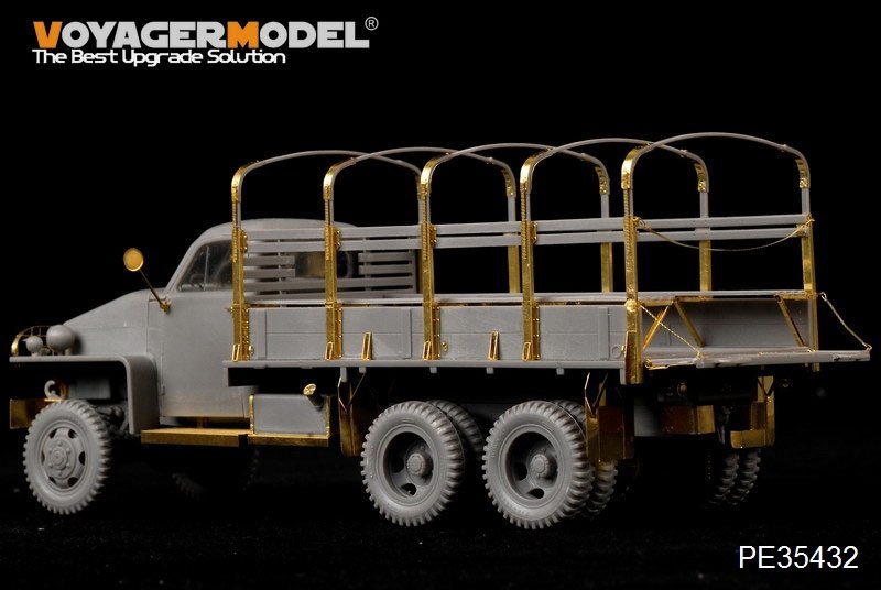 Maquette Voyager PE35432 Camion Studebaker US6 russe de la Seconde Guerre mondiale pour ITALERI 6499 / ICM 35511 1/35  – immagine 4
