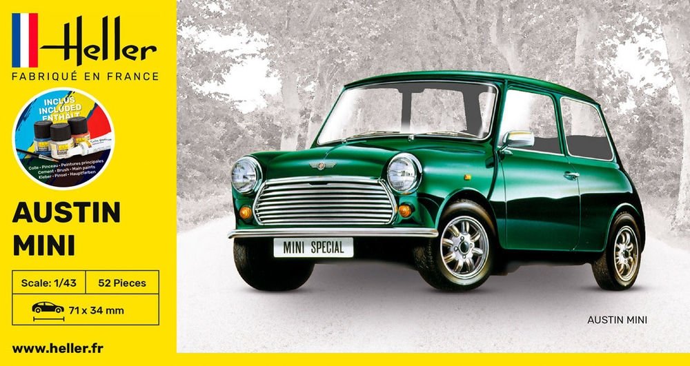 Heller 56153 KIT DE DÉMARRAGE MINI 1/43