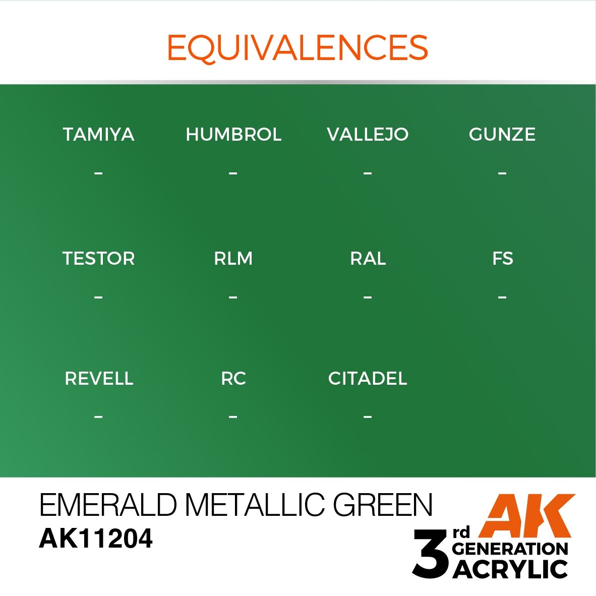 AK Interactive AK11204 Vert Émeraude Métallisé – Métallisé 17 ml – imagen 3