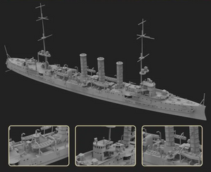 FlyHawk Model FH1307S SMS Dresden - Deluxe Edition 1/700 – zdjęcie 2