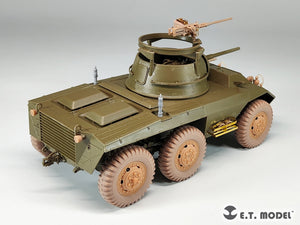 ET Model P35-150 USArmy M8/M20 Voiture blindée légère Roues affaissées pour maquette TAMIYA 1/35 – image 6
