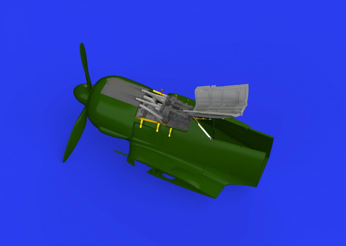 Eduard 648462 Canons de fuselage Fw 190A-8 1/48 EDUARD