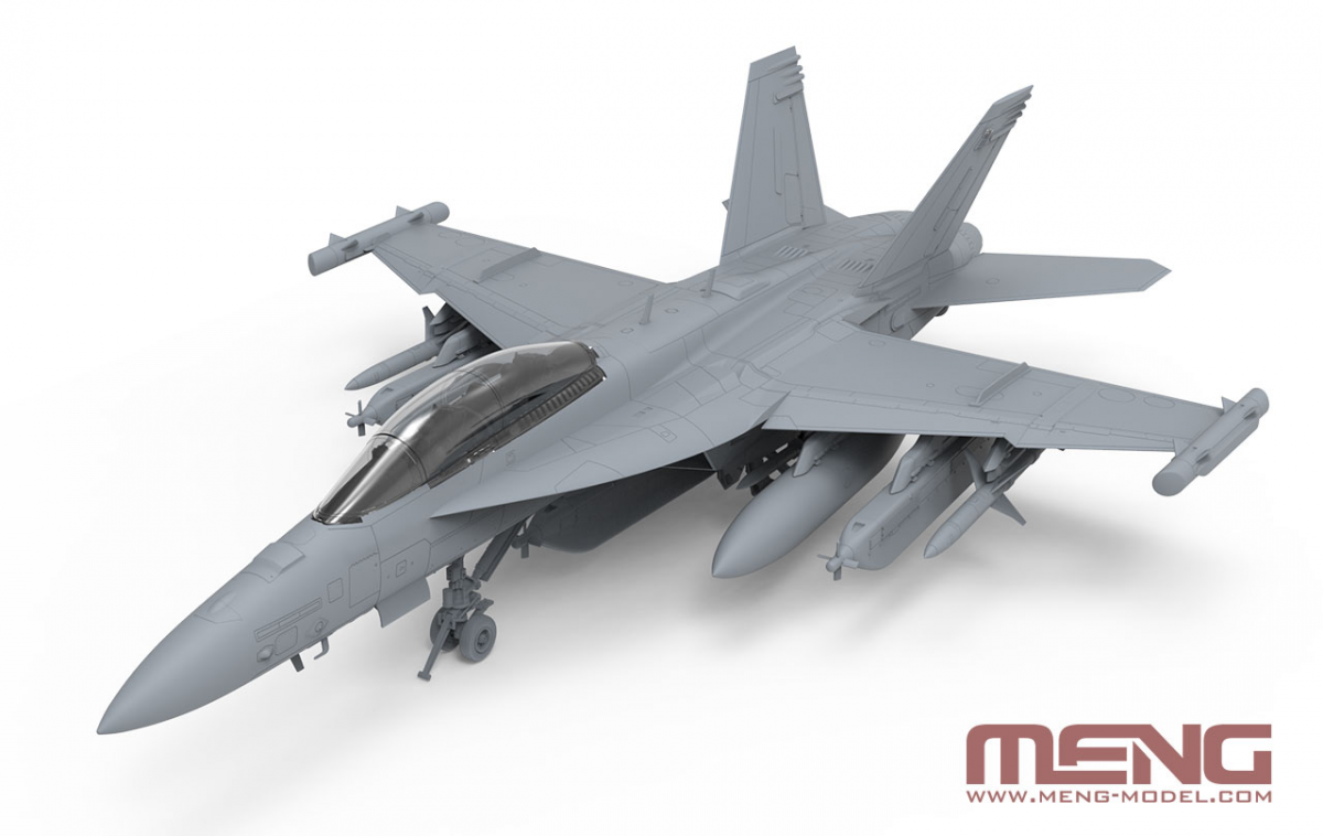 Meng LS-019 Boeing EA-18G Growler Avion d&amp;#39;attaque électronique Yellow Jackets 1/48 – image 7