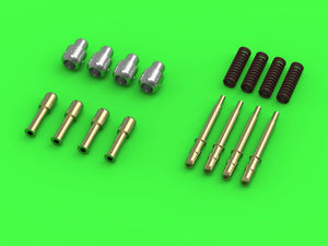 Master AM-24-015 Hawker Typhoon Mk IB - canons de type ancien (sans protections) avec ressort rond (4 pièces) (1/24) – image 3