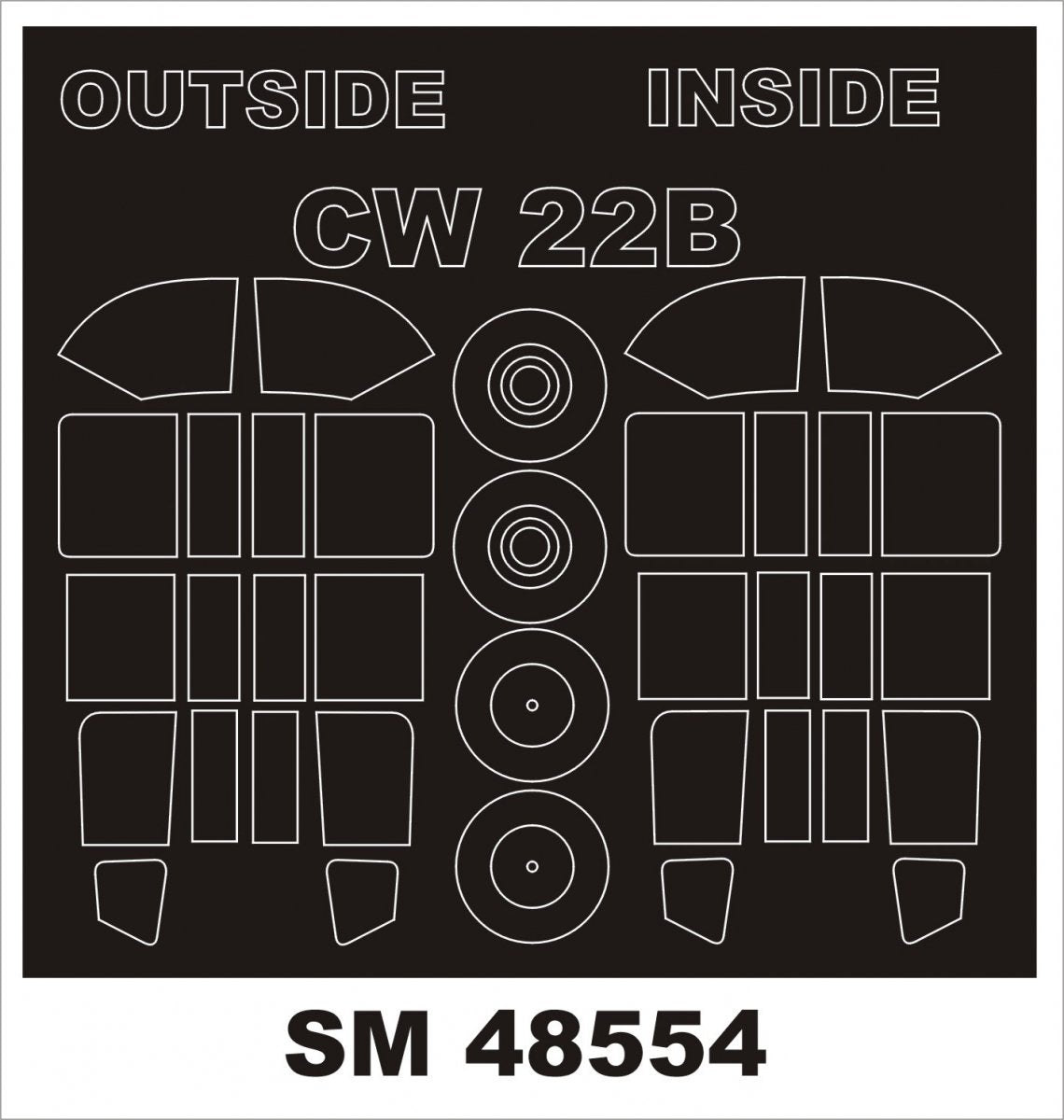 Montex SM48554 CW-22B pour DORA WINGS 1/48