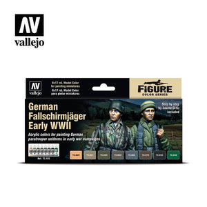 Vallejo 70185 Fallschirmjäger allemands, début de la Seconde Guerre mondiale, 8 x 17 ml