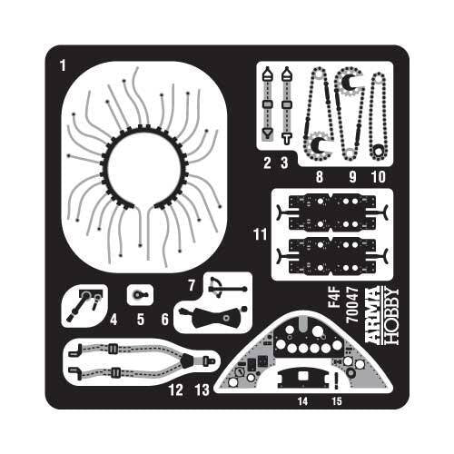Arma Hobby 70050 FM-1 &amp;amp; FM-2 Wildcat Deluxe Set 1/72 – Bild 6