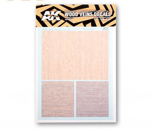 Autocollants AK Interactive AK9082 VEINES DE BOIS