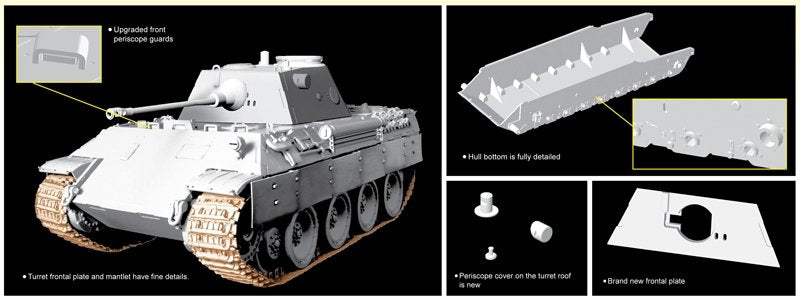 Dragon 6821 Pz.Beob.Wg.V Panther avec 5cm Kw.K.39/1 – image 3
