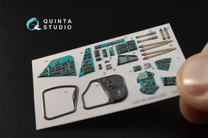 Intérieur imprimé en 3D et coloré sur papier décalcomanie Quinta Studio QD72006 Mi-24V (pour kit Zvezda) 1/72 – Bild 6