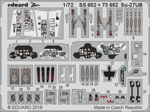 Eduard SS652 Su-27UB 1/72 ZVEZDA