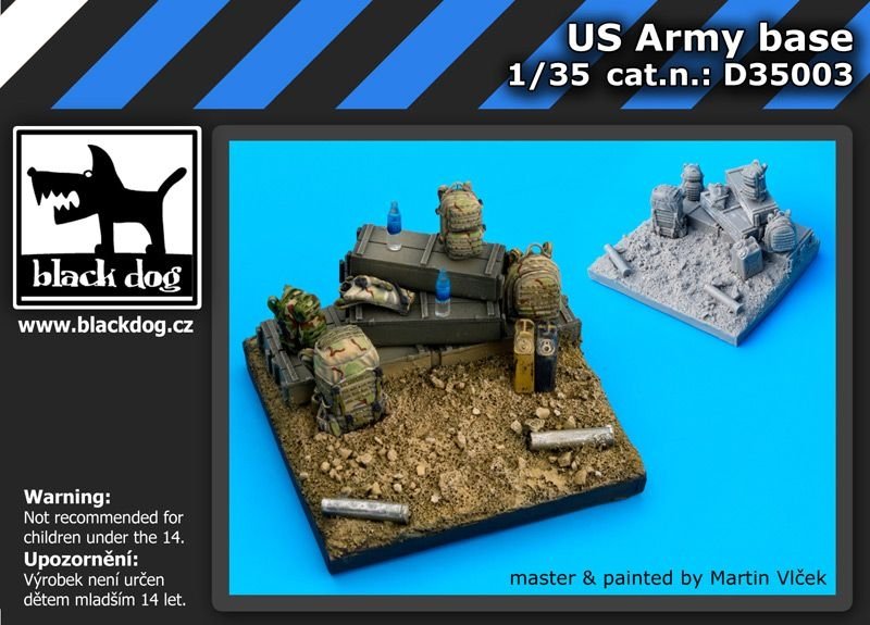 Black Dog D35003 Base de l'armée américaine au 1/35