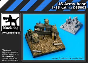 Black Dog D35003 Base de l&amp;#39;armée américaine au 1/35