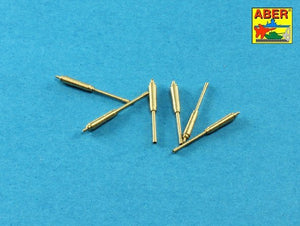 Aber 35L-221 Jeu de 6 canons pour fusil américain M16A1 ou M231 de calibre 5,56 mm. Échelle 1/35.