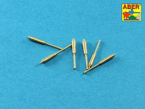 Aber 35L-221 Jeu de 6 canons pour fusil américain M16A1 ou M231 de calibre 5,56 mm. Échelle 1/35.