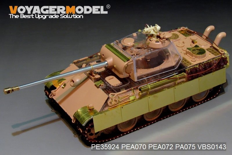Maquette Voyager PE35924 Panther G allemand de la Seconde Guerre mondiale, version ultérieure. Modèle de base pour RMF 5016 au 1/35  – image 10