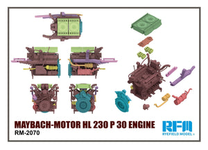 Rye Field Modèle 2070 Moteur MAYBACH HL 230 P 30 1/35