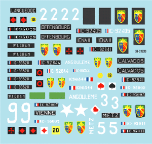 Star Decals 35-C1220 Indochine #5. 1er Régiment de Chasseurs 1/35 – immagine 3