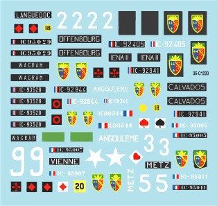 Star Decals 35-C1220 Indochine #5. 1er Régiment de Chasseurs 1/35 – immagine 3