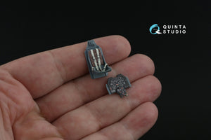 Quinta Studio QD48500 P-51B late/P-51C Late 3D-Printed coloured Interior on decal paper (Eduard) 1/48 – zdjęcie 9