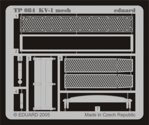 Maquette Eduard TP084 KV-1 au 1/35 Trumpeter