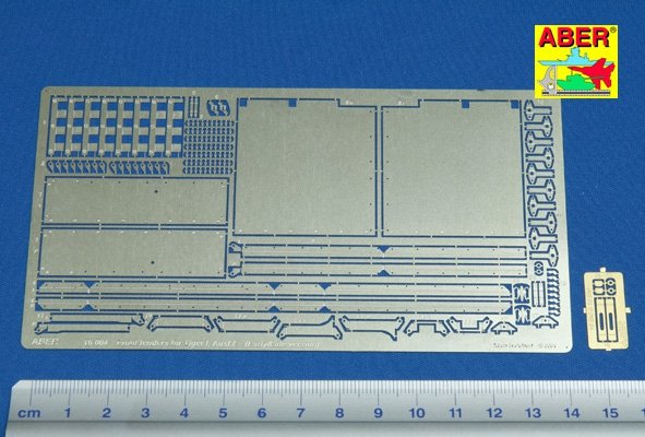 Aber 16004 Ailes avant pour Tiger I, Aufs.E - Version ancienne/tardive (1/16)  – image 2