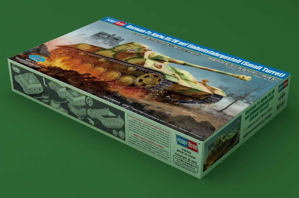 Hobby Boss 80151 Char allemand Type III/IV à châssis hybride et petite tourelle, échelle 1/35  – immagine 2