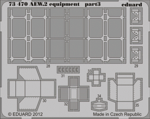 Eduard 73470 Sea King AEW.2 équipement 1/72 CYBER HOBBY