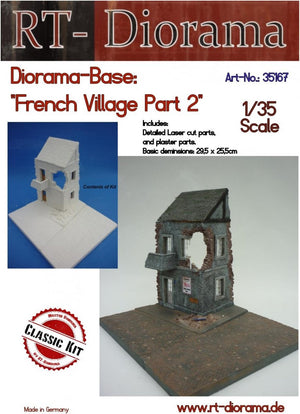 RT-Diorama 35167 Socle de diorama : « Village français » Partie 2 1/35