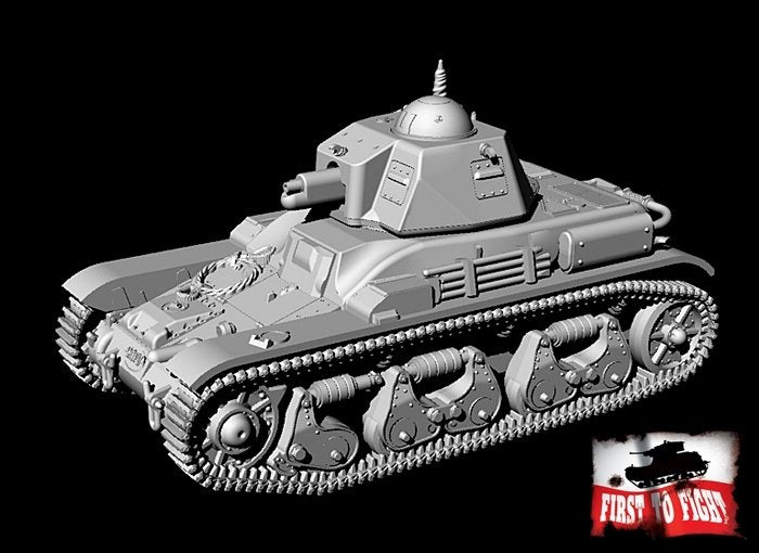 First To Fight PL087 - Lekki czołg R-35 w wersji późnej 1/72 – zdjęcie 3