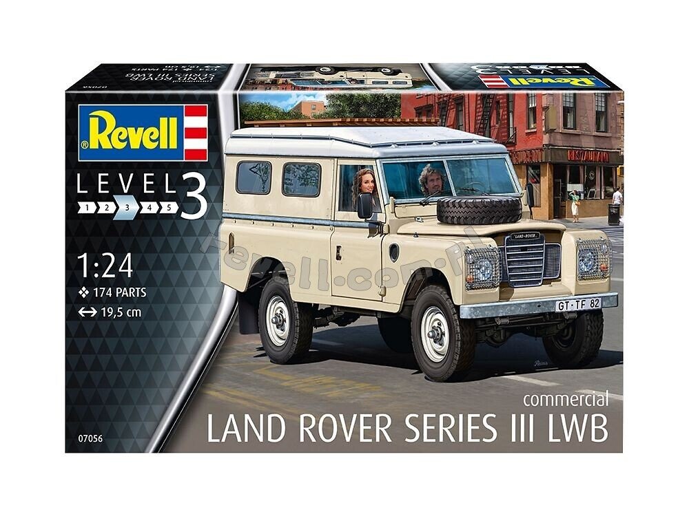 Revell 67056 Land Rover Series III LWB 109 commercial SET 1/24 – zdjęcie 2