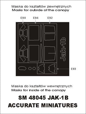 Montex SM48045 Jak-1B MINIATURES PRÉCISES