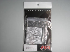 KA Models KA-24005 Ensemble de ceintures de sécurité de course 6 et 4 points 1/24