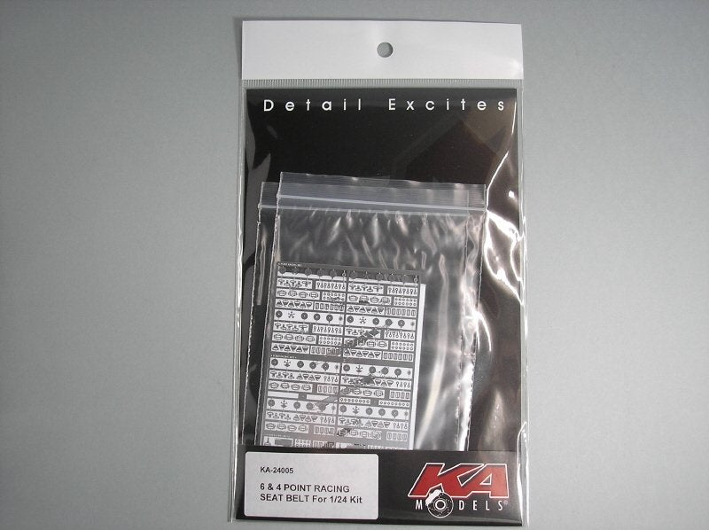 KA Models KA-24005 Ensemble de ceintures de sécurité de course 6 et 4 points 1/24