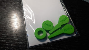 Omask 74806 Bouchons de puits de train d&amp;#39;atterrissage pour Fw 190 A-7/A-8/F (pour Eduard) 1/48 – imagen 3
