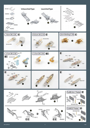 MK1 Design MD-35028 DKM Graf Zeppelin DX 1/350 – immagine 16