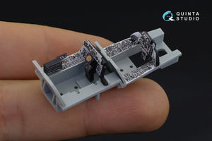 Intérieur imprimé en 3D et coloré sur papier décalcomanie Quinta Studio QD72032 F-4J (pour maquette Academy) 1/72 – image 3
