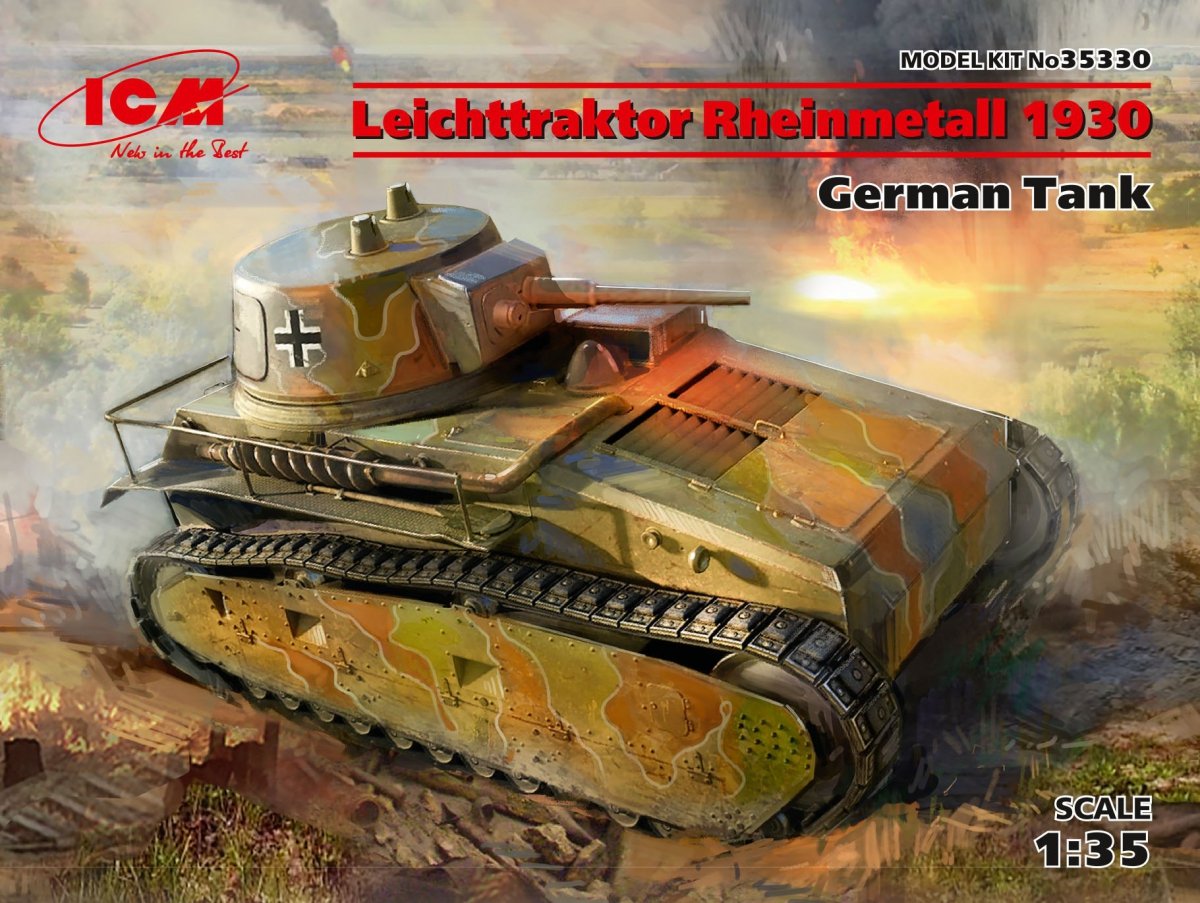 ICM 35330 Leichttraktor Rheinmetall 1930, char allemand 1/35