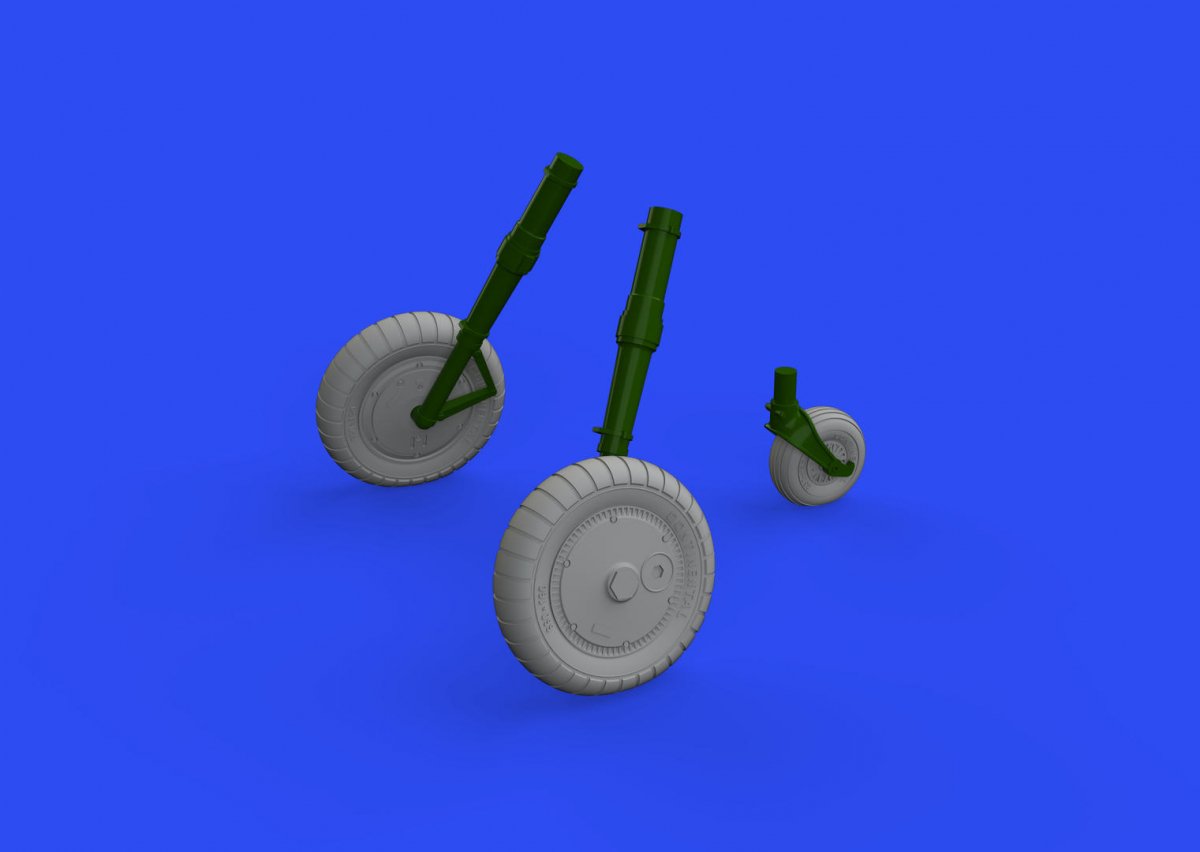 Roues Eduard 632183 Bf 109G-4 REVELL 1/32