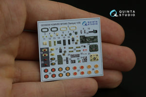 Intérieur imprimé en 3D et coloré sur papier décalcomanie pour la gamme HUMVEE de Quinta Studio QD35039 (Tamiya) à l&amp;#39;échelle 1/35 – image 11