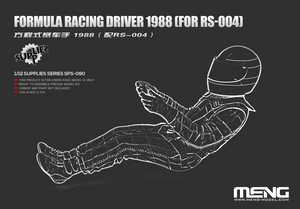 Voiture de course Meng Model SPS-090, pilote de Formule 1, 1988 - Pour Meng RS-004 1/12