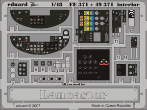 Intérieur du Lancaster Eduard 49371 au 1/48 Tamiya – image 2