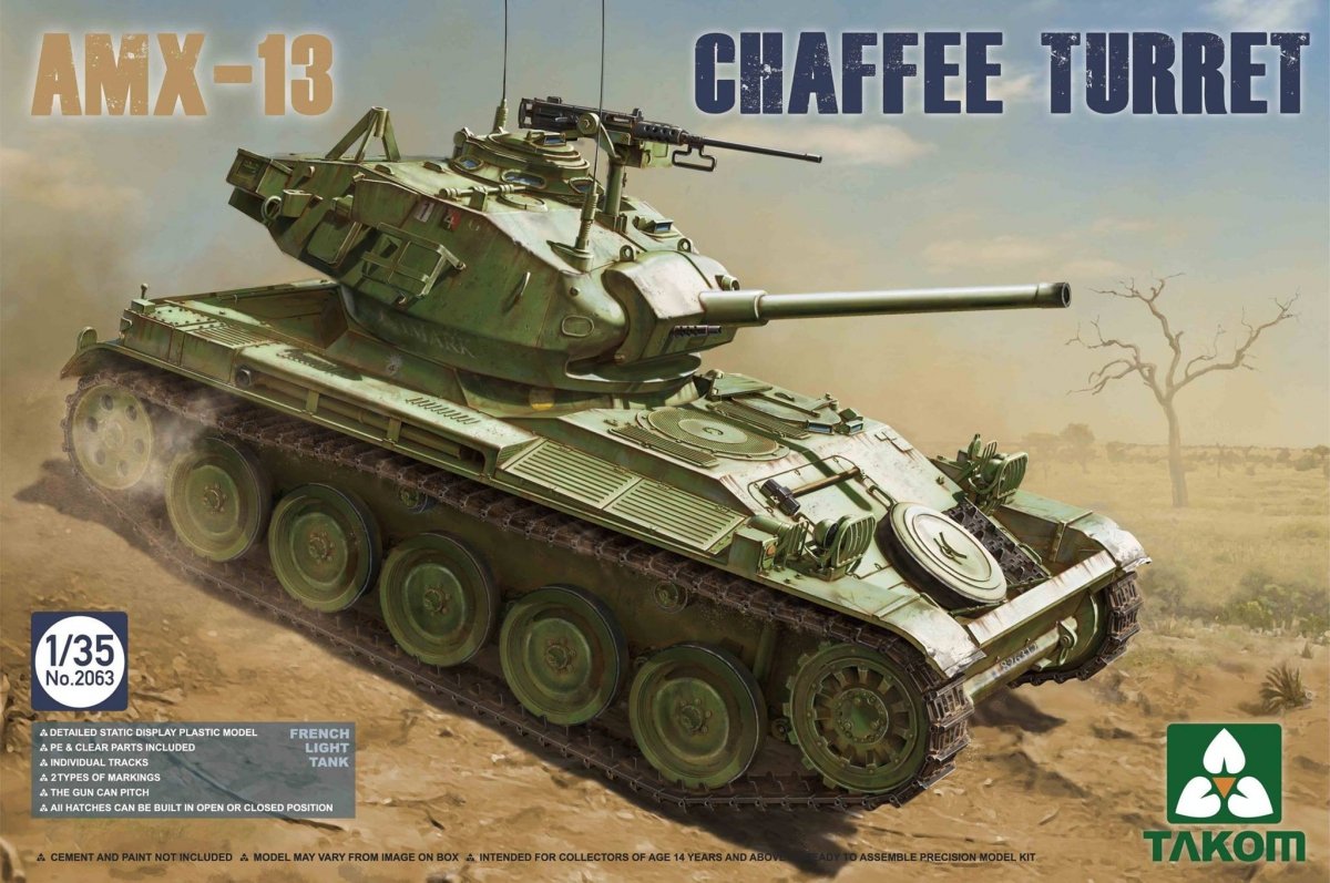 Takom 2063 AMX-13 Tourelle Chaffee 1/35