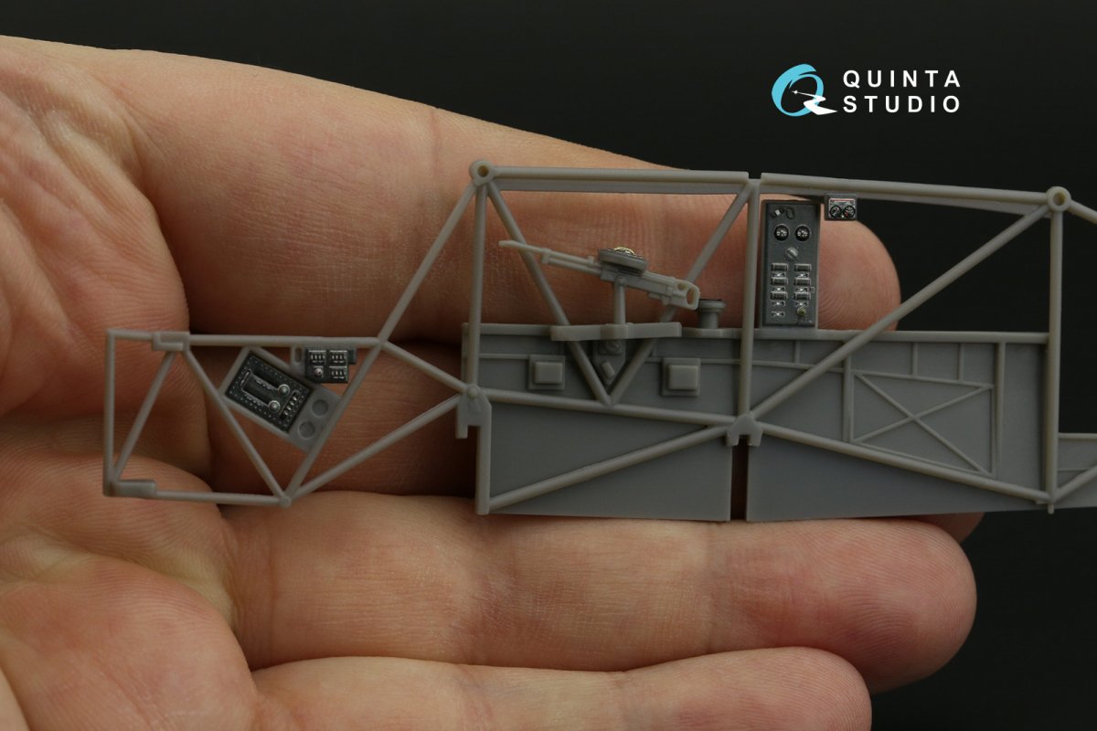 Intérieur imprimé en 3D et coloré sur papier décalcomanie Quinta Studio QD48333 Avro Anson Mk.I (Airfix) 1/48 – image 12
