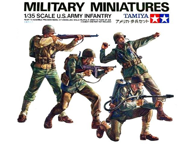 Tamiya 35013 Infanterie de l'armée américaine (1/35)