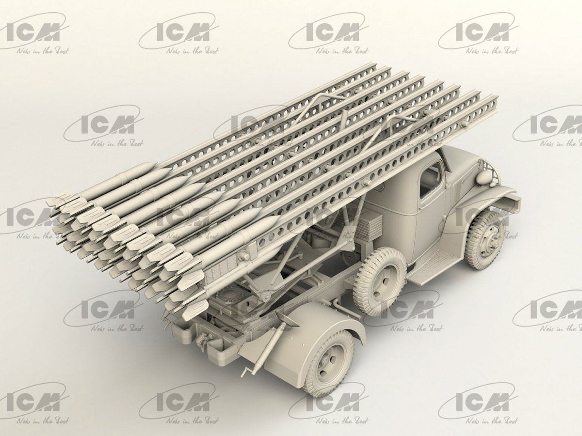 ICM 35596 BM-13-16 sur châssis G7107 avec équipage soviétique 1/35 – immagine 4