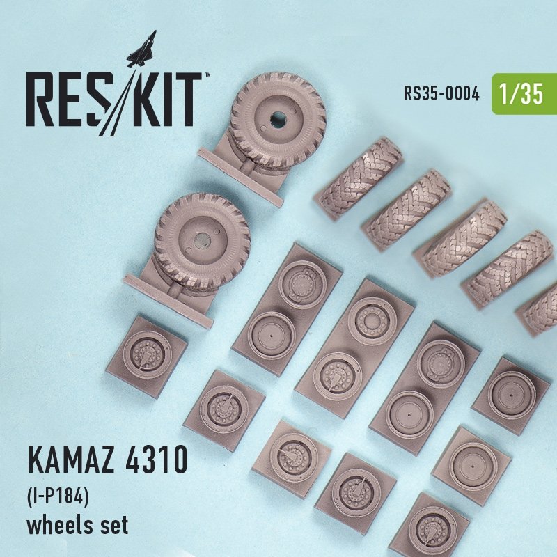 RESKIT RS35-0004 Kamaz 4310 (I-P184) jeu de roues 1/35
